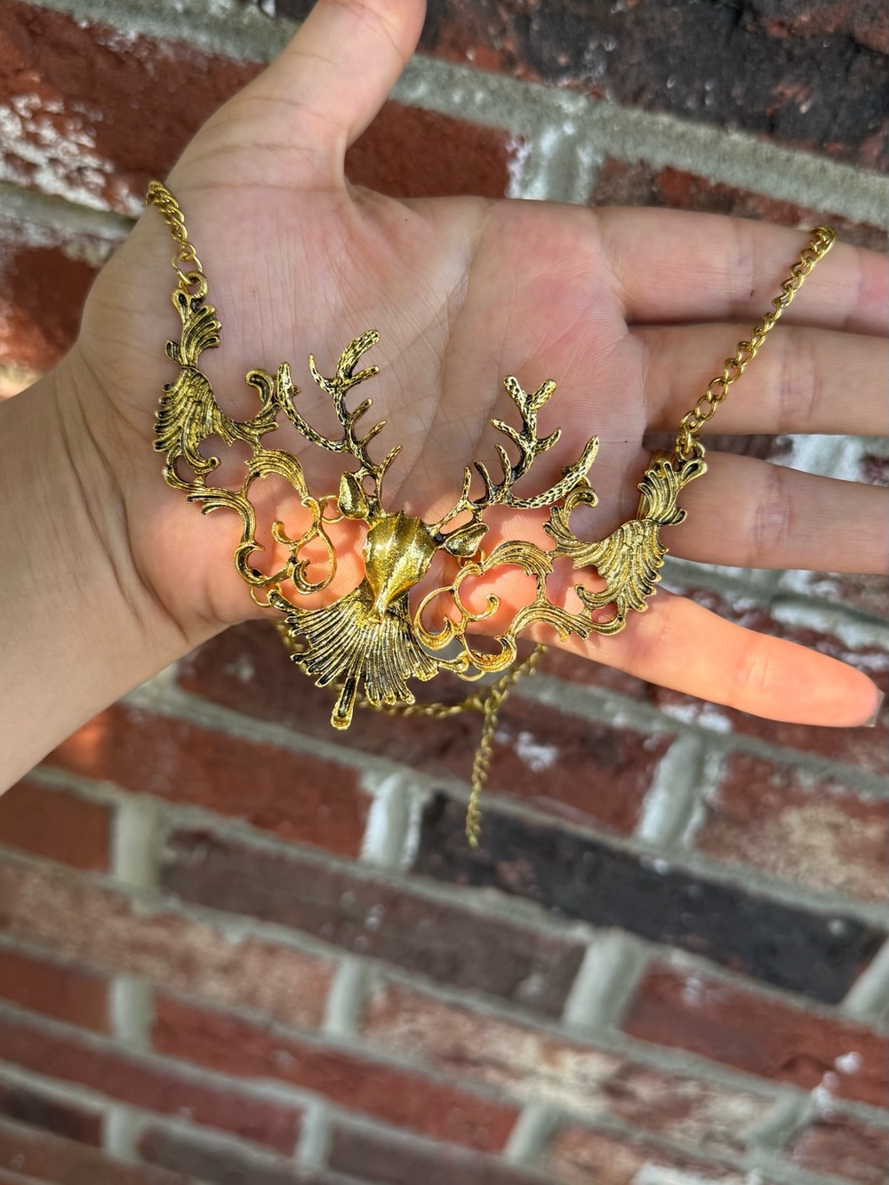 Boho Vintage Deer Antler Statement - Picture 5 of 6